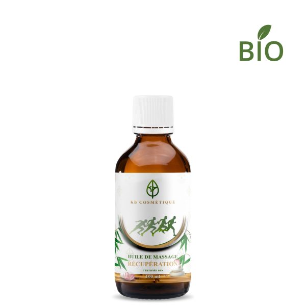 Huile de Massage Récupération certifiée Bio